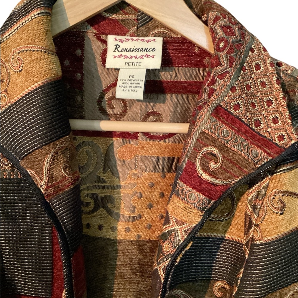 Renaissance Vintage Elegant Patchwork Women's Bla… - image 2